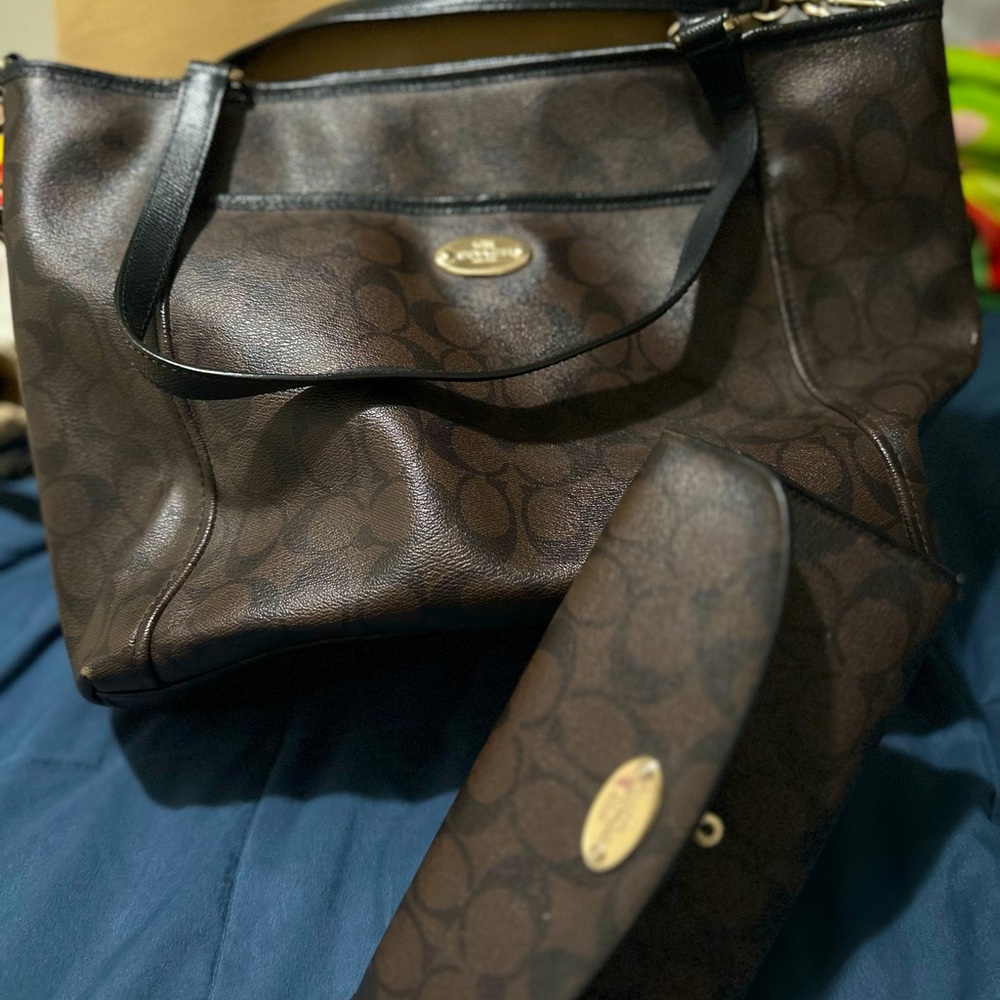 Coach Bag w/ matching wallet